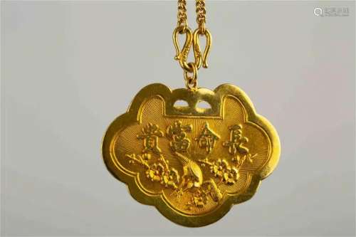 24k gold necklace