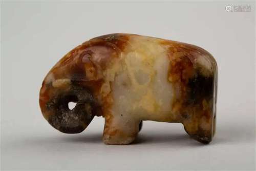 Ancient jade elephant