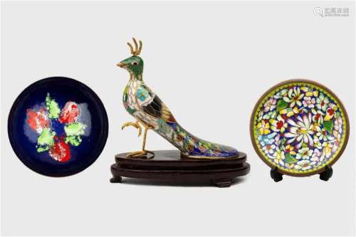 A group of Cloisonne, Late Qing Dynasty
