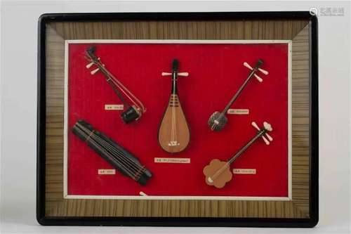 A group of musical instruments, 20th century