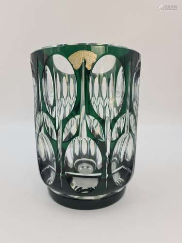 Charles GRAFFART (1893-1967)., Vase en cristal du Val Saint ...