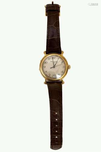 PATEK PHILIPPE GENEVE SWISS 18K ROSE GOLD WATCH