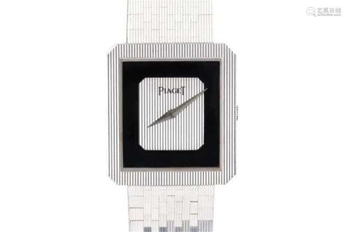 PIAGET 18K WHITE GOLD WATCH (WITH CERTIFICATE)