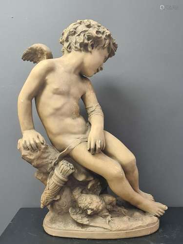 Jean-Baptiste CARPEAUX (1827-1875)., L'Ange aux carquois...