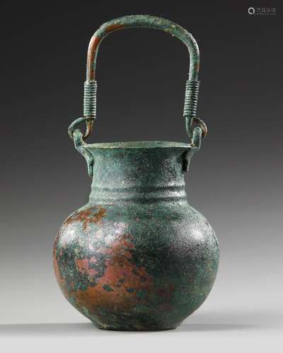 AN URARTIAN BRONZE SITULA, CIRCA 8TH-6TH CENTURY B.C.