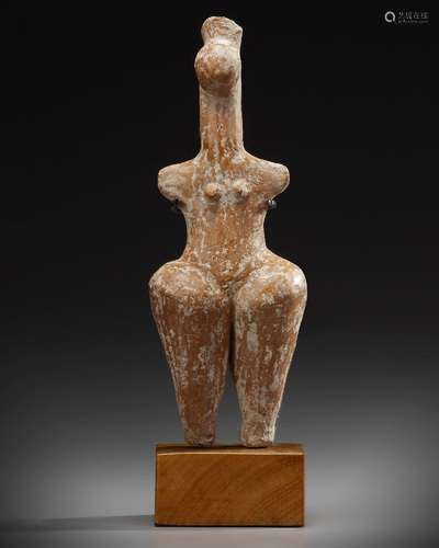 AN AMLASH TERRACOTTA STEATOPHYGOUS FIGURE, CIRCA EARLY 1ST C...