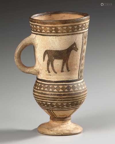 A TEPE SIALK PAINTED POTTERY WARE, CIRCA 9TH-8TH CENTURY B.C...