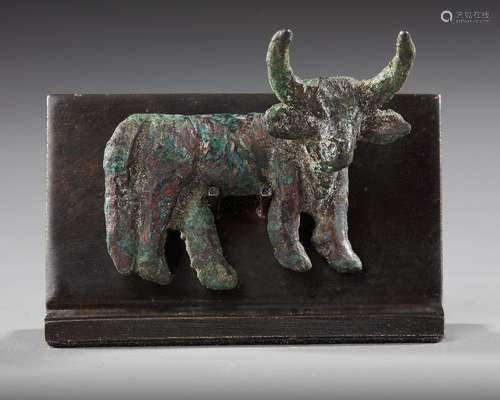 PROTO- ELAMITE BRONZE BULL 3200-2800 B.C.