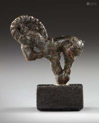 A SCYNTHIAN BRONZE STAG, CIRCA 8TH-6TH CENTURY B.C.