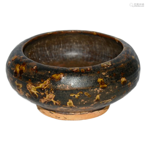 Song Dynasty, A Jizhou Tortoiseshell Glazed Washer