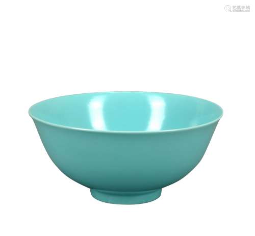A monochromatic glazed bowl