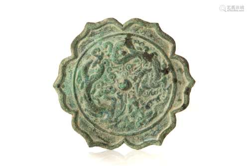CHINESE SONG DYNASTY CAST BRONZE MIRROR