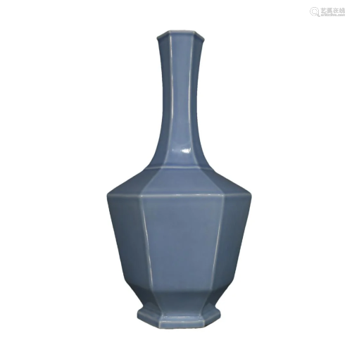 A Fine Blue-Ground Vase