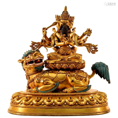 Gilt Bronze Figure of Maricidevi