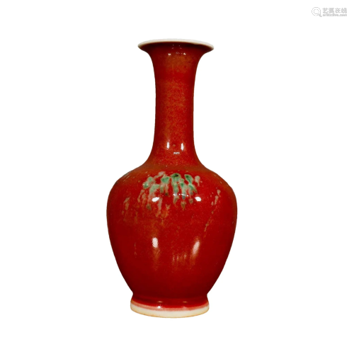 A Gorgeous Cowpea Red Vase