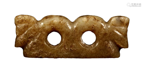 A Hongshan Culture Jade 'Dragon' Pendant.