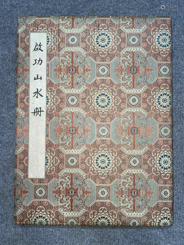 A Chinese Ink Painting Book By Qi Gong