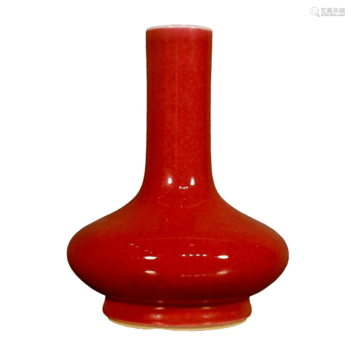 A Fabulous Ji-Red Vase