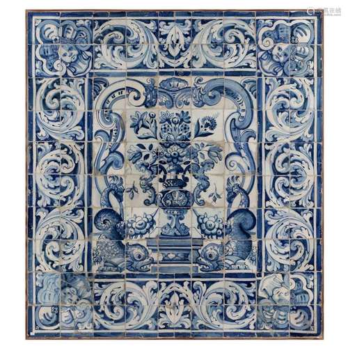 A BAROQUE TILES PANEL