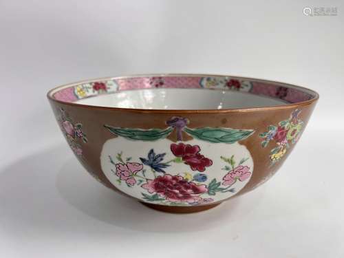A large famille rose bowl, YongZheng Pr.