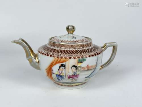 A famille rose teapot,Republic Pr, purchased in 1950's.