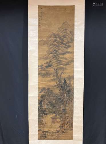 An old Chinese painting, unkown age, signed.