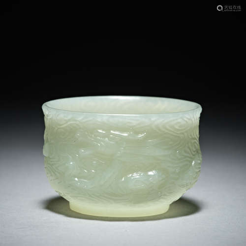 Hetian jade cup, Qing Dynasty, China