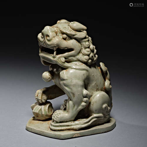 Celadon lion of Song Dynasty of China