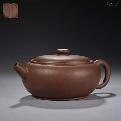 Chinese purple teapots from the Qing Dynasty