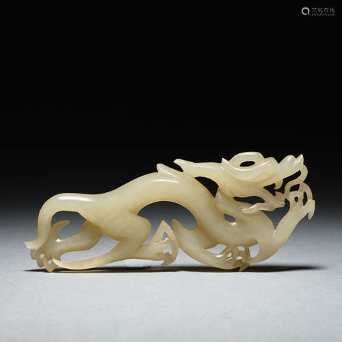 Hetian Jade Dragon in Tang Dynasty of China