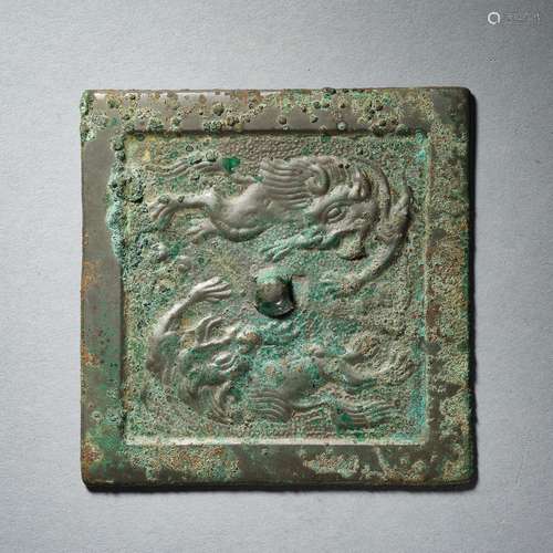 Chinese Bronze mirror of Tang Dynasty