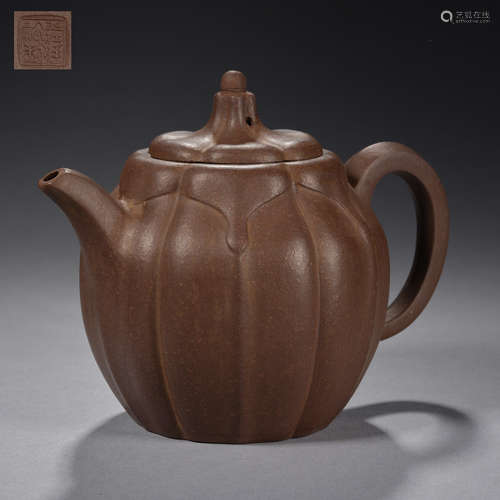 Chinese purple teapots from the Qing Dynasty