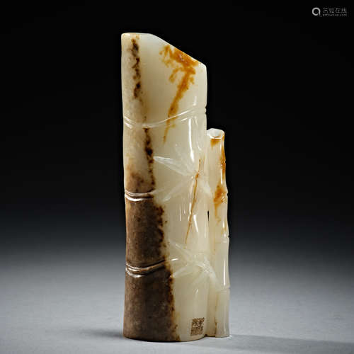 Chinese Hetian jade ware of qing Dynasty