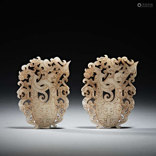 Chinese Han Dynasty Hetian jade brand