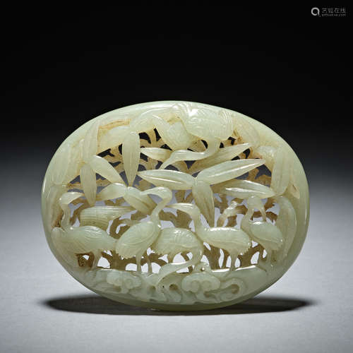 Hetian Jade brand of Qing Dynasty