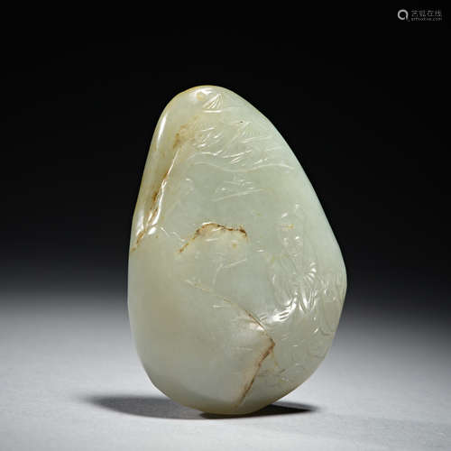 Chinese Hetian jade ware of qing Dynasty