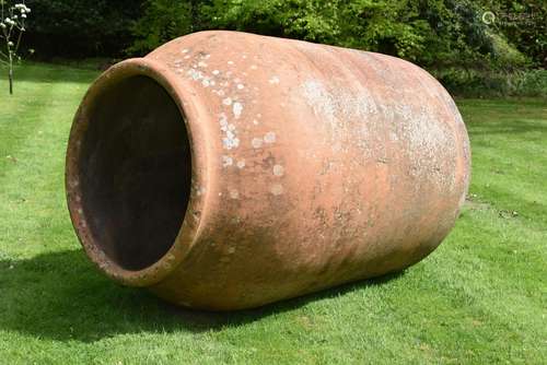 A MONUMENTAL TERRACOTTA OIL JAR OR PITHOS, LATE 19TH CENTURY