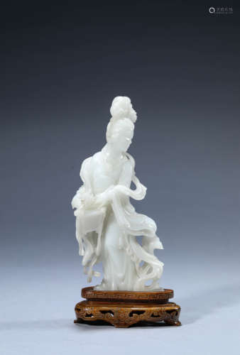 White Jade Figure of Immortal