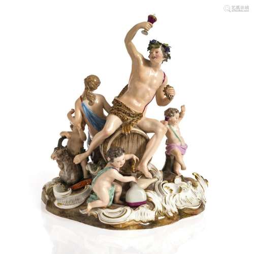 Bacchanal - Meissen, vor 1924, nach Modell von J. J. Kändler...