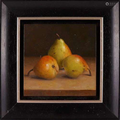 Dutch school 20th century 'Still life of pears',