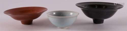 Three various porcelain dishes, all Johan Broekema (1943-201...