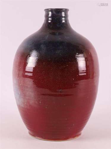A sang de boeuf vase, design and execution: Derk Holman (191...
