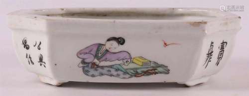 A rectangular flower or bonsai tray, China, Guanxu/Tongzhi, ...