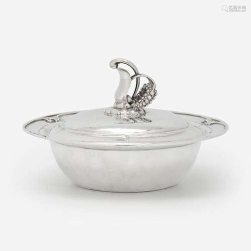 Georg Jensen Lidded Vegetable Dish, Model 228D, Denmark, cir...