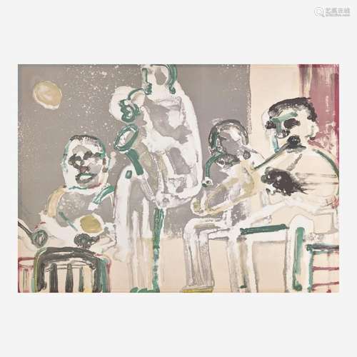 Romare Bearden (American, 1911-1988) Tenor Sermon from the J...