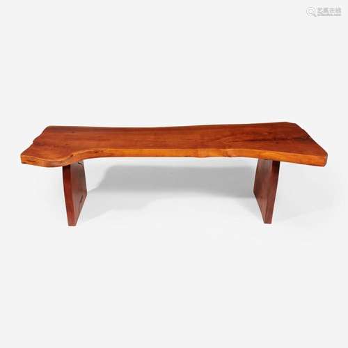 New Hope School Small Coffee Table or Bench, circa 1970s