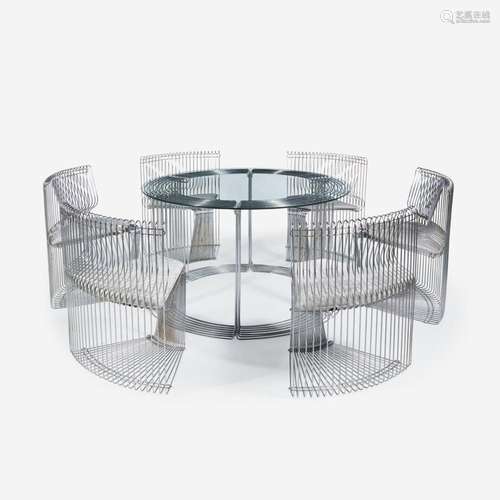 Verner Panton "Pantanova" Dining Set, Fritz Hansen...