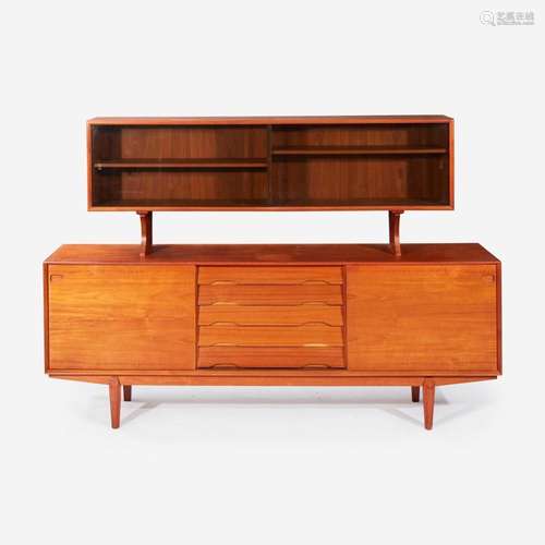 Henry Rosengren Hansen A Credenza Cabinet and Hutch, Dyrlund...