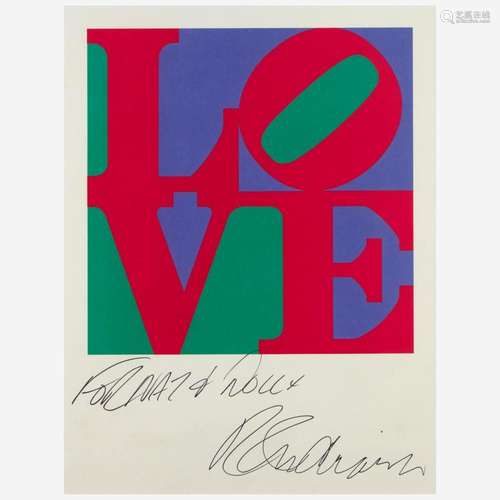 Robert Indiana (American, 1928-2018) The Philadelphia Love (...