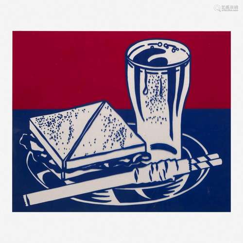 Roy Lichtenstein (American, 1923-1997) Sandwich and Soda fro...